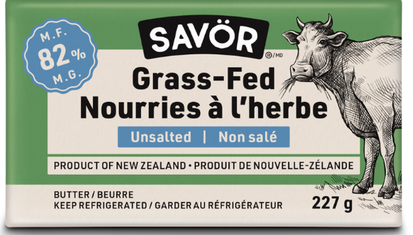 savor grass fed unsalted
